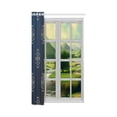 thumbnail image 3 of MKHERT Golden Pattern Blue Window Curtain Living Room,Bedroom Window Drapes 52x84 inch, 3 of 3