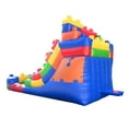 thumbnail image 6 of Pogo Crossover Inflatable Water Slide, No Blower, Building Block 12 Foot Kids Waterslide, 6 of 8