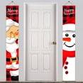 thumbnail image 4 of Billuyoard 1 par de pancartas para puerta, ambiente de fiesta de Navidad, decoración de Papá Noel, 30x180cm, accesorios de fotografía de tela Oxford Kits de decoración para fiestas Billuyoard HA008631-00, 4 of 6