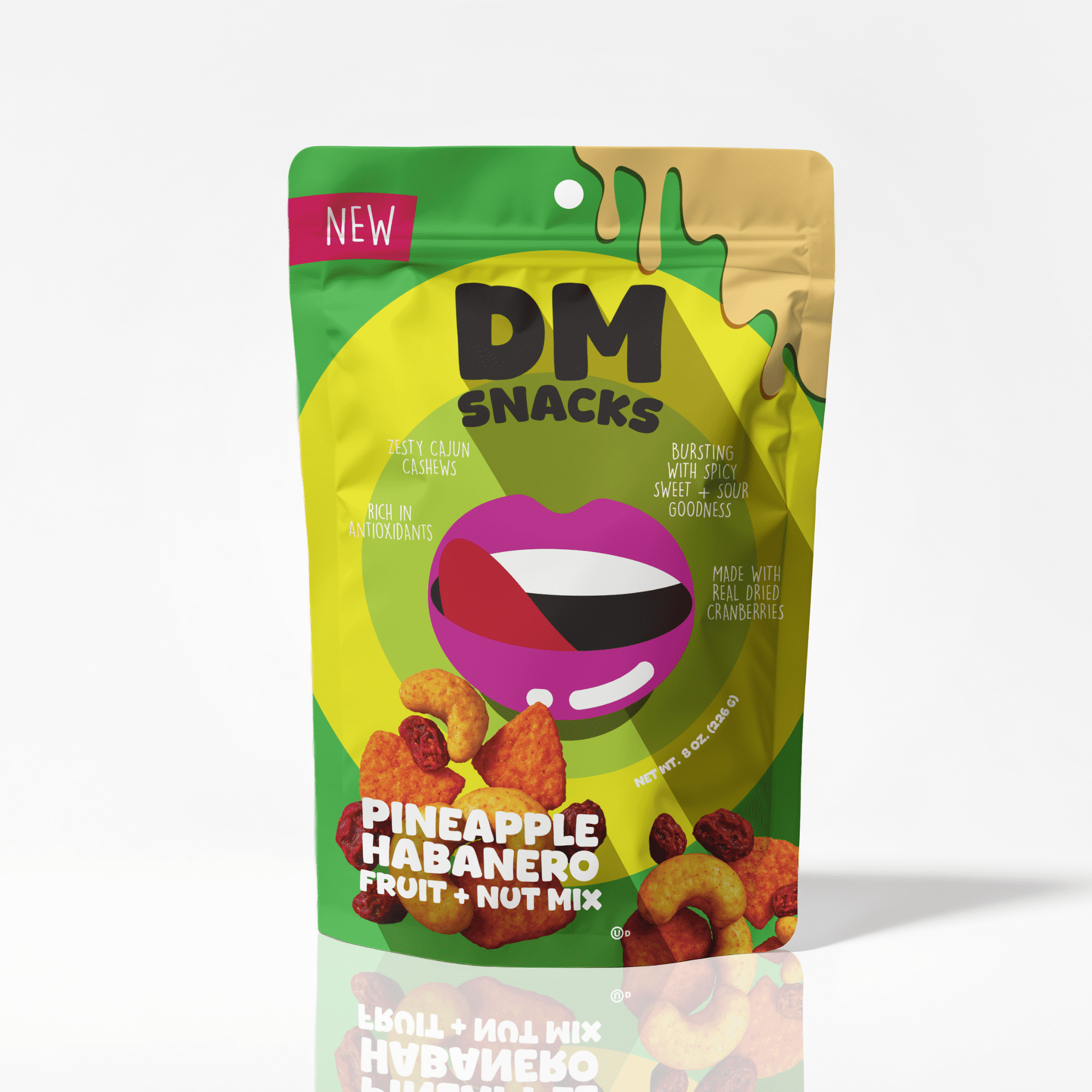 DM Snacks Cranberry Habanero Fruit & Nut Mix Sweet Heat Father's Day Gift for Dad