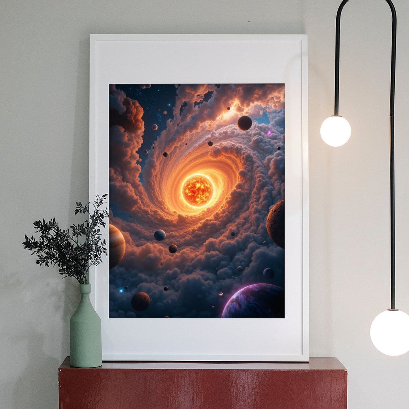 Diamond Art Kits for Adults - 5d Swirling Cosmic Nebula Planets Stars Diamond Painting for Adults, Diamond Art for Adults Beginners, Diamond Painting Kits for Adults for Home Wall Decor