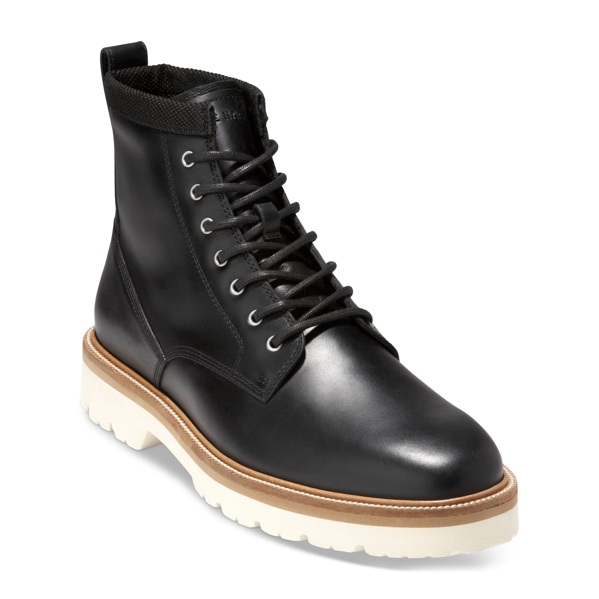 Black pull up boots best sale