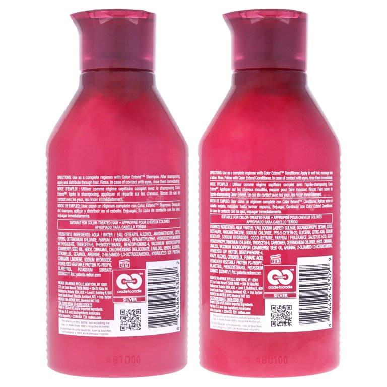 Redken Color Extend Shampoo and Conditioner Kit, 10.1oz Each