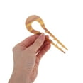 thumbnail image 5 of Unique Bargains 1 Pc Chignon Pin U-shaped Toothed Hair Hairpin for Women Dark Yellow, 5 of 5