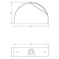 thumbnail image 2 of Lumitec Vertical 10-30V Surface Mount 2NM Aluminum Side Light, 2 of 2