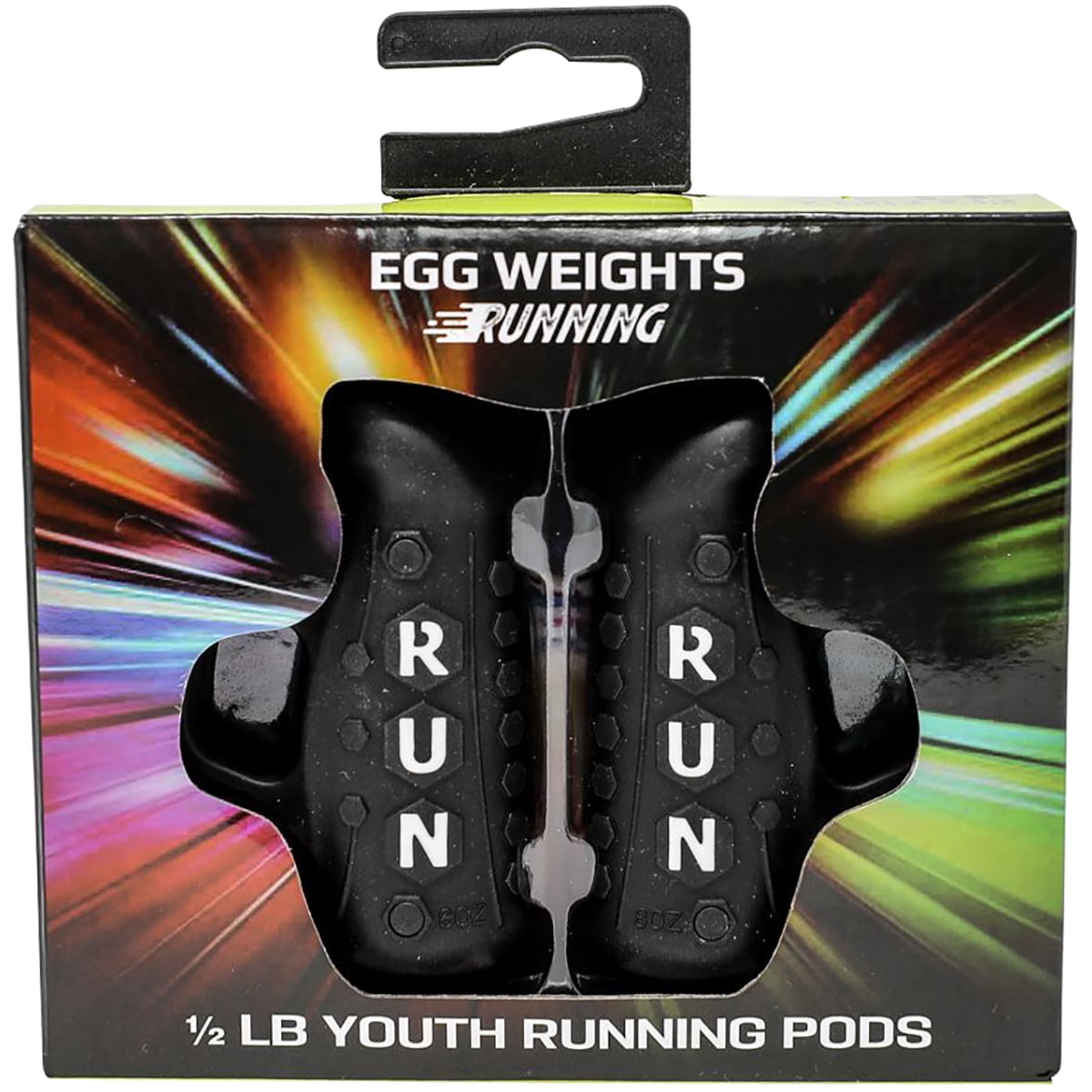 Egg Weights Youth Running Pods 0.5 lb Set - Black