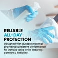 thumbnail image 3 of Disposable Nitrile Gloves, Small, Work Gloves, Cleaning, Kitchen, Industrial, Blue, S Duracore E2910, 3 of 5