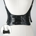 thumbnail image 4 of Leather Corset Belt with Straps Faux Leather Corset Women Corset Waist Belt Adjustable Belts for Women and Girls straps Black, 4 of 8