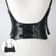 thumbnail image 4 of Cinturón de cintura para mujer Punk, corsé debajo del pecho, cinturón de correas negro Colcomx corsé cinturón, 4 of 8