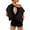 Black, variant on EliteGoogv Crop Tops For Women Polka Dot Print Batwing Sleeve Back Cutout Women Tops Cropped Summer Casual Women Shirts Trendy Streetwear Crop Tees Navy XS