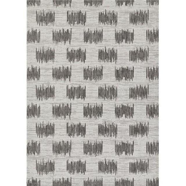 Novogratz VILLAVI-12IVY3B57 3 ft. 11 in. x 5 ft. 7 in. Villa Machine Made Transitional Rectangle Area Rug, Ivory