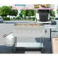 thumbnail image 4 of 48 in. Commercial Outdoor Propane Gas Grill with Griddle, ETL Listed in Stainless-Steel (CGKIT4-48G), 4 of 11