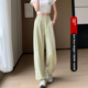 thumbnail image 3 of Pantalones cargo casuales de estilo japonés de cintura alta y pierna recta para mujer, versión delgada de verano 2024, pantalones de montaña pequeños, 3 of 5