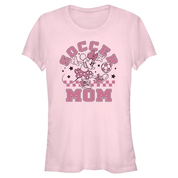 Juniors Minnie Mouse Soccer Mom T Shirt