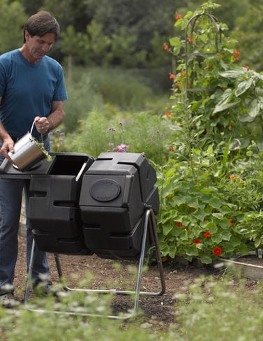 Dual-Batch Compost Tumbler by Gardener's Supply Co.