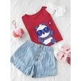 thumbnail image 3 of Cool Panda W Sunglasses T-Shirt Toddler -Image by Shutterstock,  3 Toddler, 3 of 4