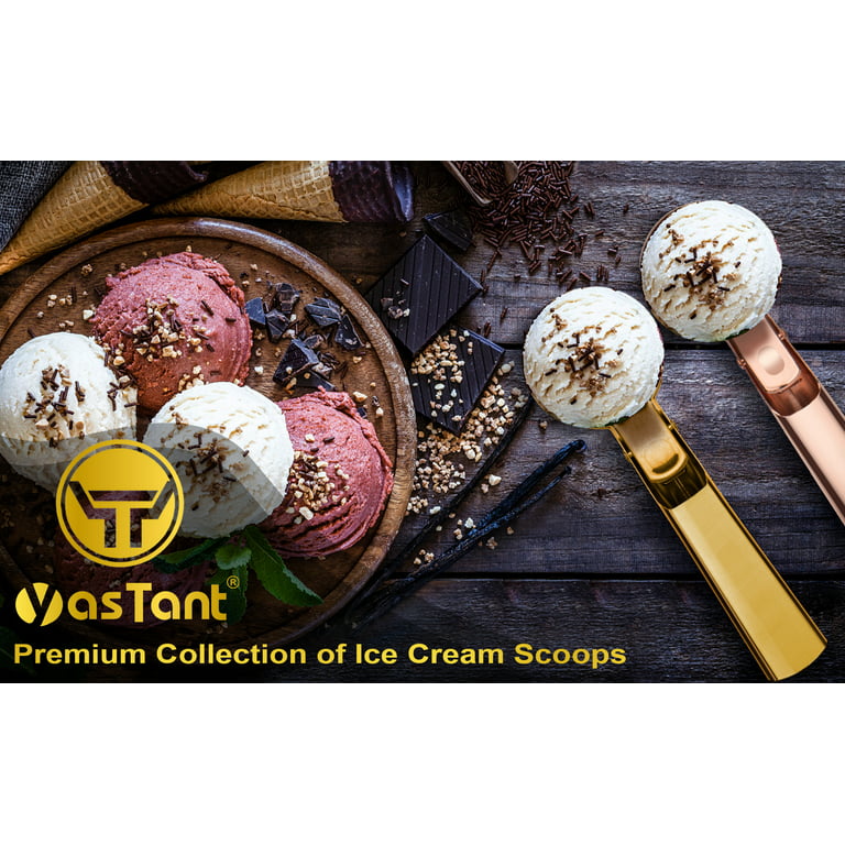 Ice Cream Spoon, Premium Ice Cream Scoop With Trigger, Stainless