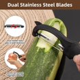thumbnail image 3 of Iodue Vegetable Cutter Sharp Swivel Vegetable Peeler For Kitchen Stainless Fruit Peeler With Comfortable Grip Remover For Potato Dishwasher, 3 of 3