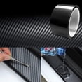 thumbnail image 2 of Adhesivo para el umbral de la puerta del coche, película protectora, tira de parachoques, película de carbono para proteger el coche de arañazos, 3m, 2 of 5