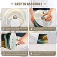 thumbnail image 5 of BZSMCE Table Lamp Creative Moonlit Ocean Reflection Simple Pattern Night Light, 5 of 8