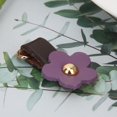 thumbnail image 1 of Zipper Puller Head 5Pcs Genuine Leather Pendant Accessories Split Leather Golden Accessories Puller Heads Pull Tab Flower Pj055 Wallet Backpack Zippers, 1 of 8