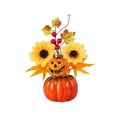 thumbnail image 2 of Decoración de Halloween, regalos de Halloween, accesorios de Halloween, decoración de Halloween, simulación de hoja de arce, calabaza, festival de cosechas de otoño, escena de festival fantasma, arreg, 2 of 6