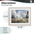 thumbnail image 4 of Stupell Industries Farmhouse Blue Kissed Landscape Birch Framed Print Under Glass, 21 x 17, by Franklyn Gregory, 4 of 8