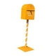 thumbnail image 4 of Buzón de metal de pie para Navidad Strade Fareast Limited 3,9 pies Amarillo, 4 of 8