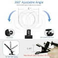 thumbnail image 2 of 6" LED Ring Light, Adjustable 3200K-5600K Color Temperature, for Photography, Light for Video Conferencing, 2 of 8