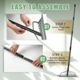 thumbnail image 7 of FENHRTVM Thatch Rake , 78in Adjustable Garden Rake , Heavy Duty Rakes for Lawns, Gathering Leaf Loosening Soil, Black, 7 of 7