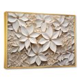 thumbnail image 2 of Designart "Delightful Crafted Poinsettias V" Poinsettias Floater Framed Canvas Art Print, 2 of 5