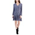 thumbnail image 1 of Taylor Robe Évasée pour Femmes, Bleue, 4, 1 of 1