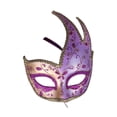 thumbnail image 1 of Máscara de , máscara de baile de graduación, máscara para festivales, suministros para fiestas de carnaval para mujeres Púrpura, 1 of 8