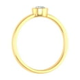 thumbnail image 2 of 1/4 Carat Bezel Set Diamond Solitaire Engagement Ring Band in 10K Yellow Gold (Ring Size 5.5), 2 of 6