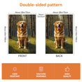 thumbnail image 2 of Golden Retriever Dog Large Garden Flag Durable Colorful Cartoon Golden Retriever Cute Dog Face Outdoor Garden Flags Happy Smile Puppy Stickers Yard Flags, for House Home 28x40in, 2 of 6