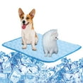 thumbnail image 1 of Washable Summer Cooling Mat Foldable Self Cooling Pad for Dog, Cat (19.6 x 15.7 in, Blue), 1 of 10