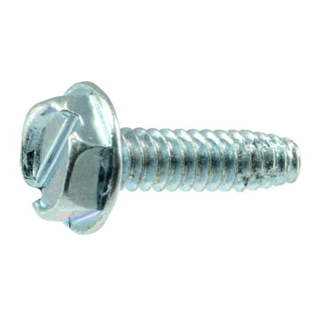 

#6-32 x 1/2 Zinc Plated Steel Coarse Thread Hex Head Type F Sheet Metal Screws