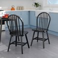 thumbnail image 3 of Ensemble de 2 chaises Windsor finition noire, 3 of 9