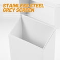 thumbnail image 2 of Plastic Garbage Can with Lid Mini Drawer Small Object Storage Box Nail Sewing Organizer Rubber Band Drawers Portable Hair Bow Holder Bins, 2 of 6