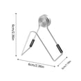 thumbnail image 3 of asddcavvf 2PCS Kitchen Sponge Rack 304 Stainless Steel Removable Magnet Sink Sink Wall Hanging Sponge Rack, 3 of 3