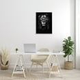 thumbnail image 2 of Stupell Industries King of the Jungle Lion In Shadows Black and White Photography, 24 x 30,Design by Design Fabrikken, 2 of 8