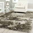 thumbnail image 2 of Safavieh Paris Shag Collection SG511-9292 Sable Polyester Area Rug (6` x 9`), 2 of 5