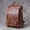 Dark brown, variant on Head Layer Cowhide Backpack Leather Women,Dark brown