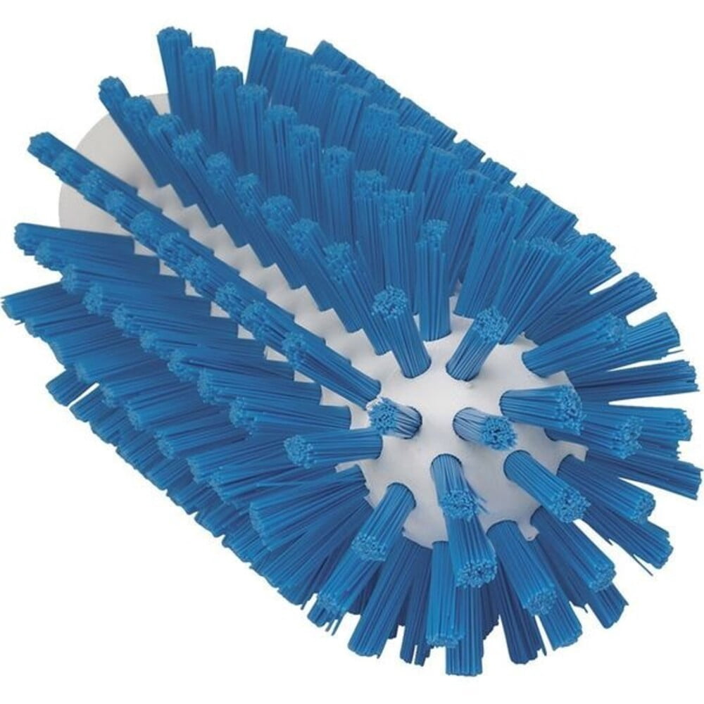 2 3/8 in W Tube and Pipe Brush, Stiff, Not Applicable L Handle, 5 1/2 in L Brush, Blue 5380633