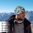 thumbnail image 5 of Neck Gaiter Face Cover Scarf, Penguins Whales Soft Face Sun Mask Cover Scarf Headband Cooling Sweat Absorbing Bandanas Hiking Cycling Running, 5 of 7