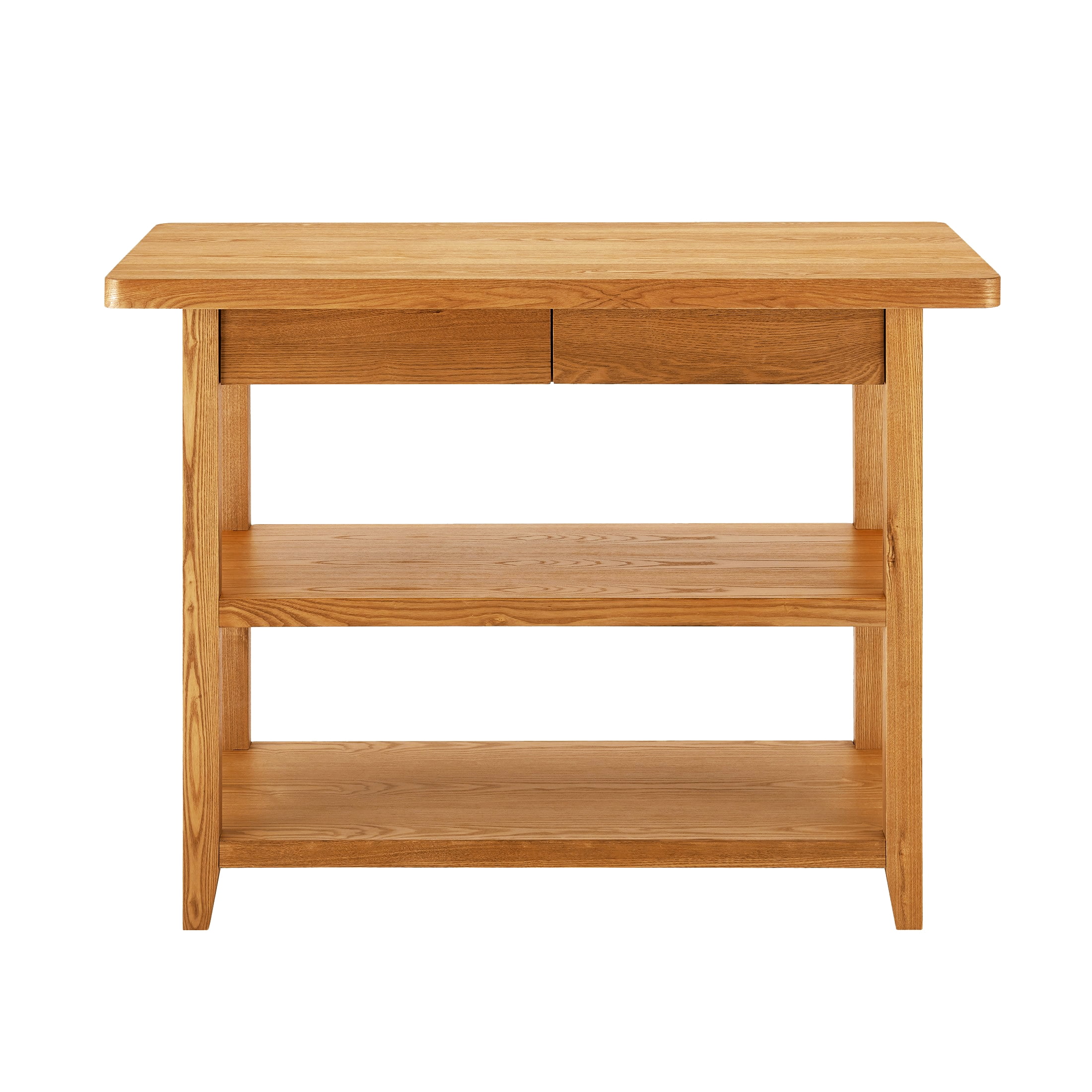 Better Homes & Gardens Reading Wood Kitchen Island, Light Honey