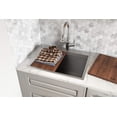 thumbnail image 6 of Ruvati USA RVU6425 22 x 12 in. Drop-in Topmount Laundry Utility Workstation Sink with 16 Gauge Stainless Steel, 6 of 7