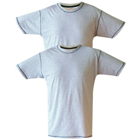 Blank Apparel - VALUE PACK > BUY 1 TEE GET 1 FREE > 2 PACK > IN THE ZONE Men's Sports Blank Cover Stitch T-Shirt (YS-5X) $10 S/H is on the 1st Pack only. In this Pack: (S)(1AthGrey-Black/1AthGrey-Navy)