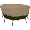 Classic Accessories Villa Patio Round Table and Chair Set Furniture Storage Cover, Medium, fits up to 70" diameter