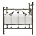 thumbnail image 3 of Weston Home Ossett Antique Finish Shell Motif Metal Twin Daybed, Bronzed Black, 3 of 6